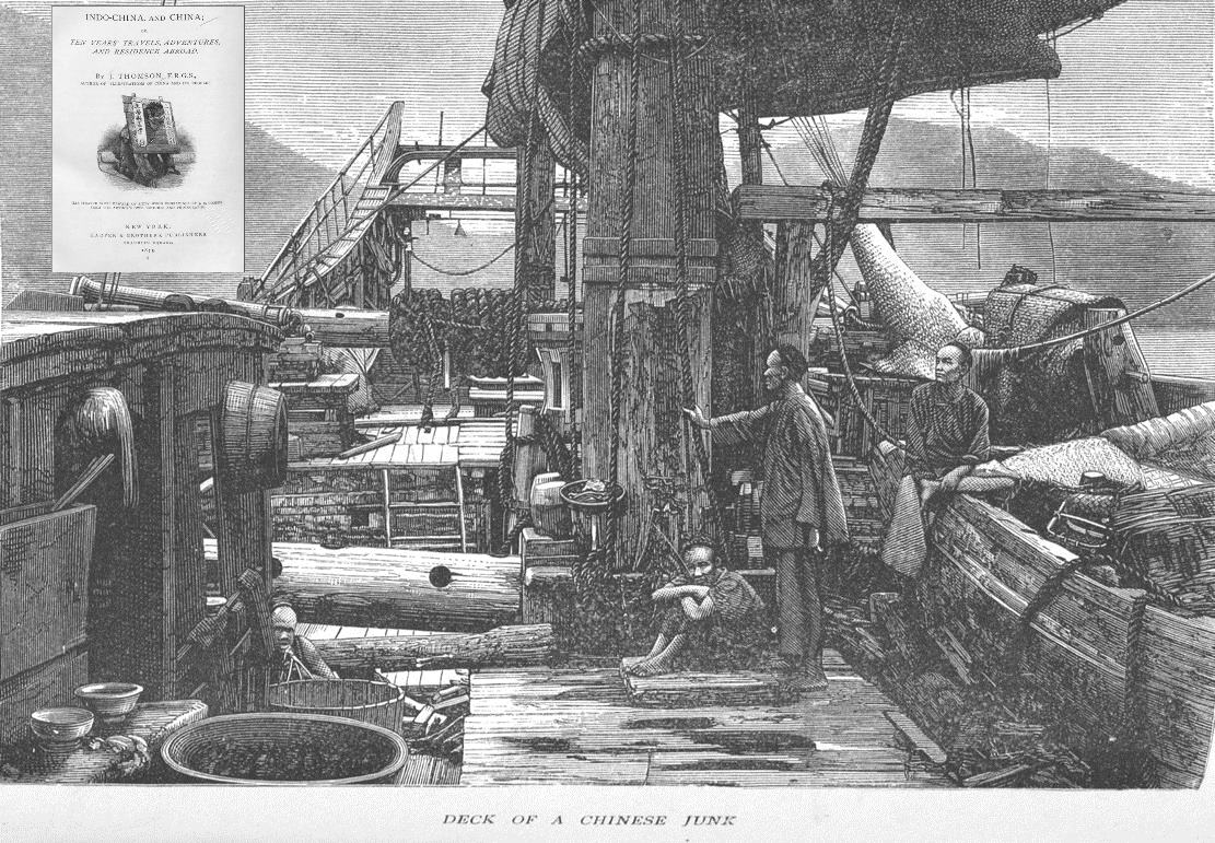 Deck of a Chinese Junk Boast