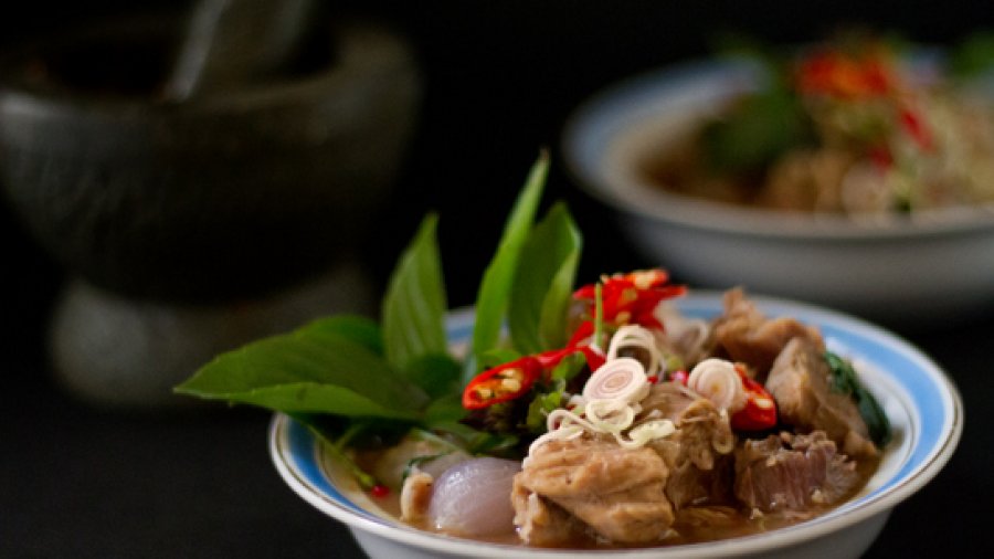 Thaifoodmaster - Beef Curry Seasoned with Fermented Shrimp Paste Chili Relish (แกงรัญจวน ; gaaeng ranjuaan)