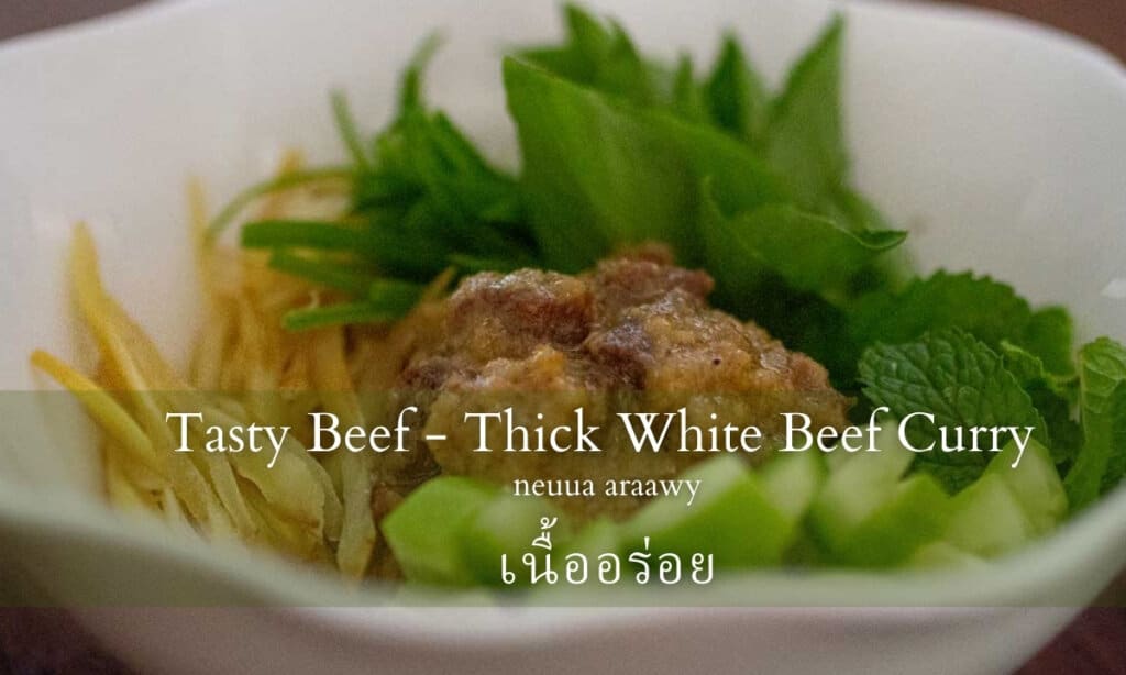 Tasty Beef White Curry