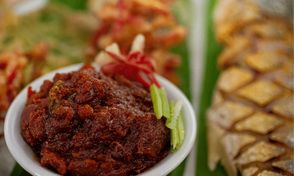Tamarind flesh chili relish