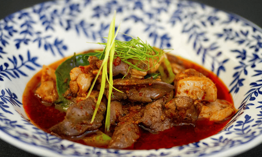 picy curry of fatty chicken