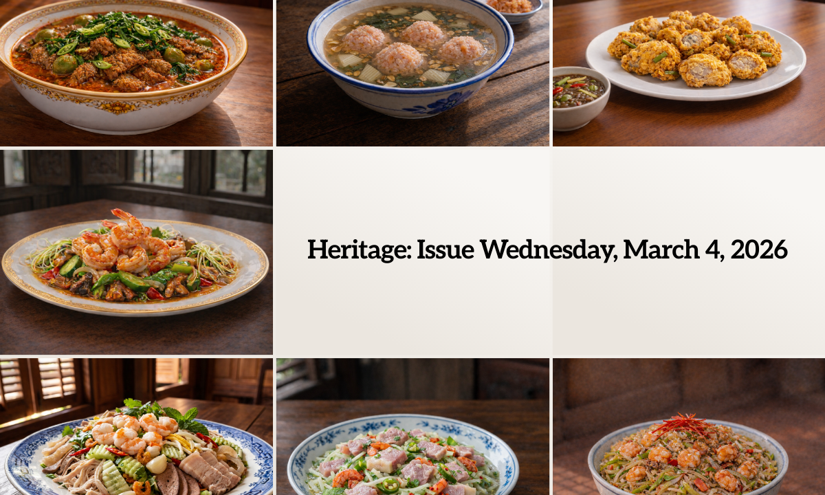 Heritage: Issue Wednesday, March 4, 2026