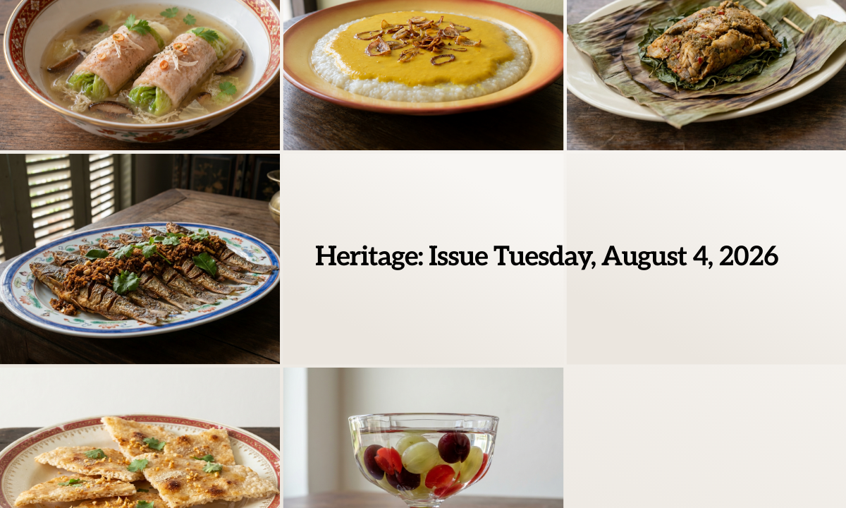 Heritage: Issue Tuesday, August 4, 2026