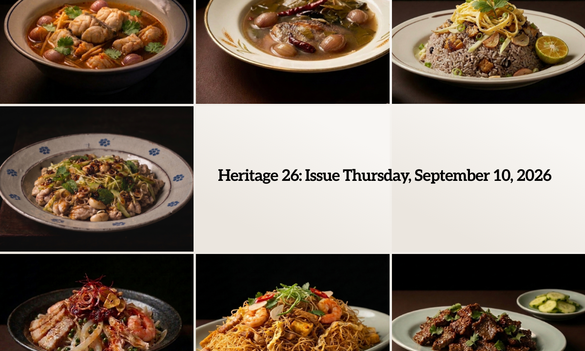 Heritage 26: Issue Thursday, September 10, 2026